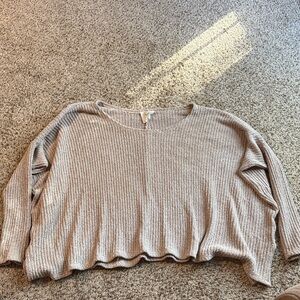 Cozy Ribbed Knit Sweater